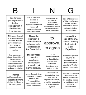 SS5 - SS6: AoC to New Republic Bingo Card