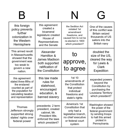 SS5 - SS6: AoC to New Republic Bingo Card
