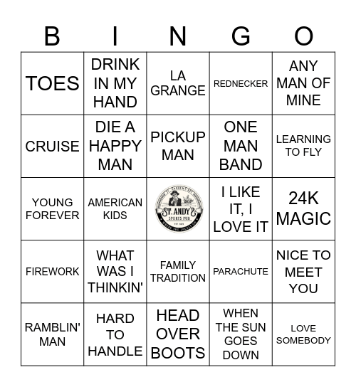 ROAD TRIP BINGO Card