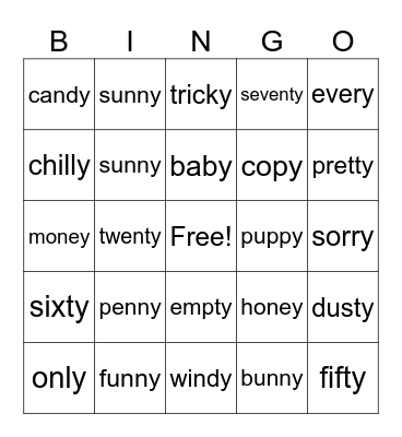 Cape Stealing Y says 'E' Bingo Card