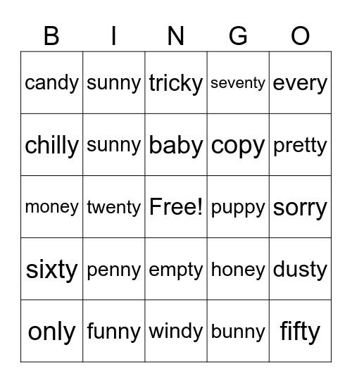 Cape Stealing Y says 'E' Bingo Card