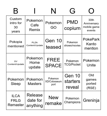 Number Bingo 1-75 Bingo Card