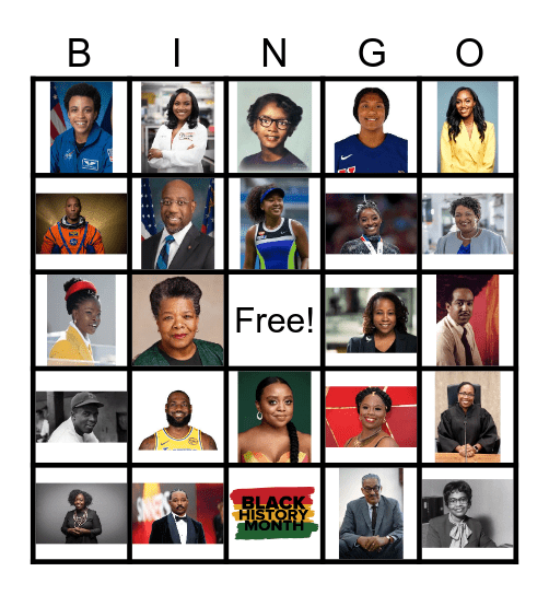 BLACK HISTORY BINGO Card