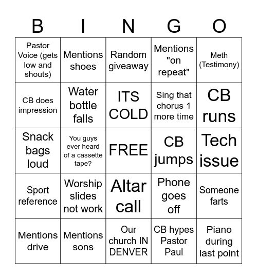 SPRING RETREAT SESSIONS Bingo Card