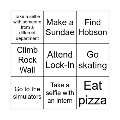 Human Bingo Card