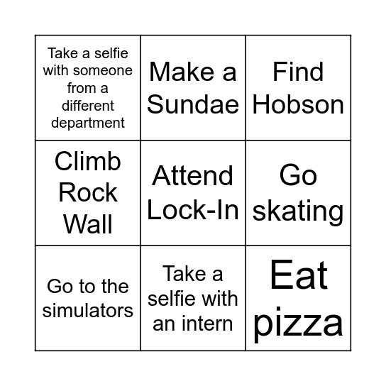 Human Bingo Card
