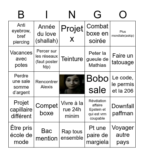 Bingo 2026 Bingo Card