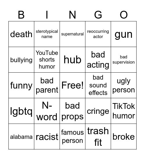 Tomorrow's teachings bingo Card