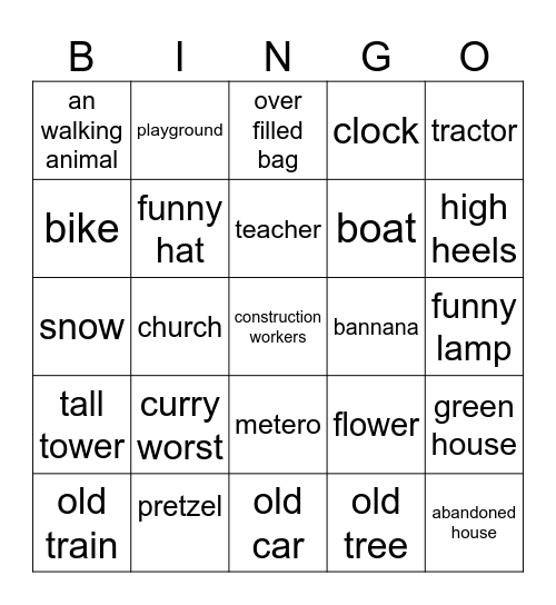 dogtime train drawing Bingo Card