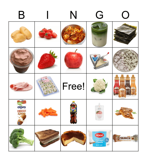 my safe foods^^ Bingo Card