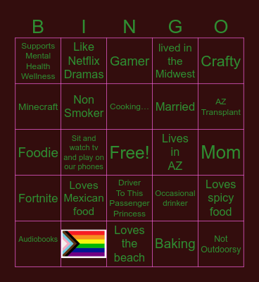 Finding my Besties! Bingo Card