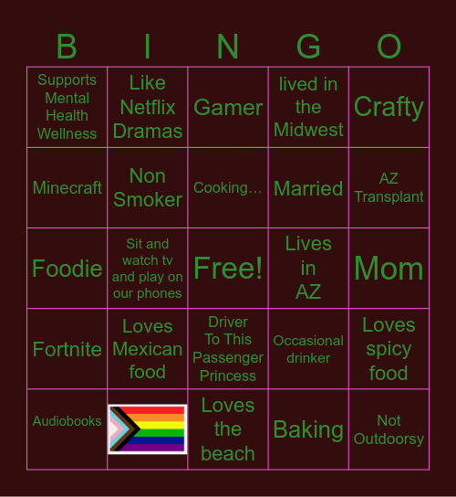 Finding my Besties! Bingo Card