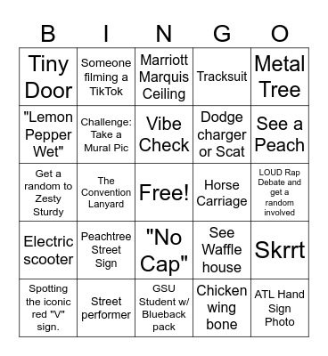 ATL Bingo Card