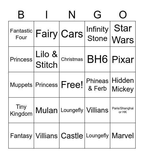 Trading For ISO's Bingo Card
