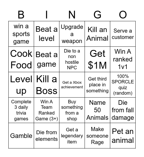 Wumpa Wayne vs Bretticles Bingo Card