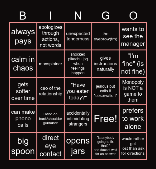 TOP BINGO Card