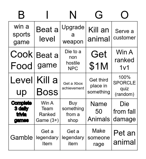 Wumpa Wayne vs Bretticles Bingo Card