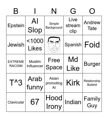 Reels Bingo Card