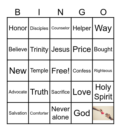 Childrens church 2.22.26 Bingo Card