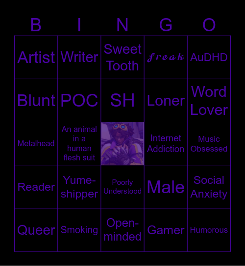 Quiver's Bingo! Bingo Card