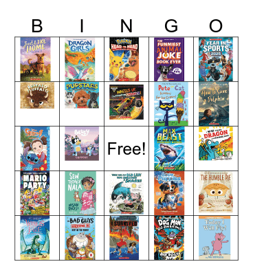 Book Fair Bingon Bingo Card