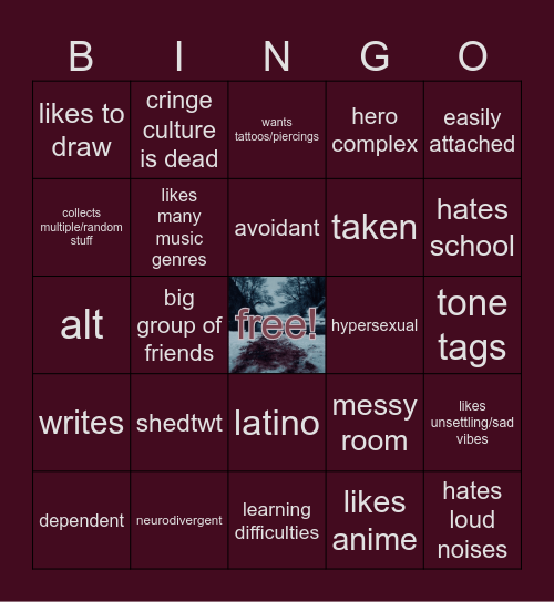 AZZY'S BINGO!! Bingo Card