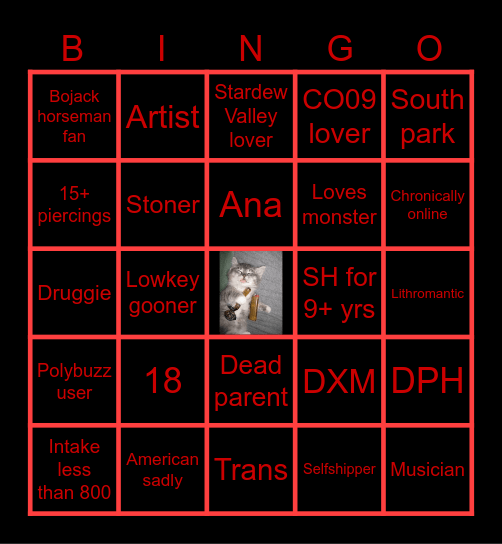 MY BINGO Card