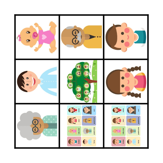 FAMILY BINGO Card