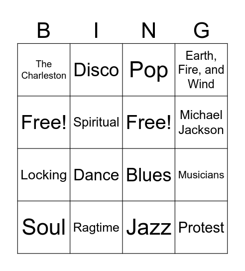 BINGO! Bingo Card