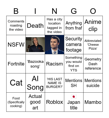 Reels bingo Card