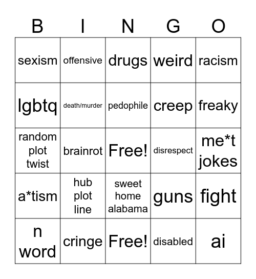 tomorrows teaching fn Bingo Card