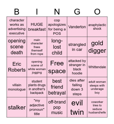 Lifetime bingo board Bingo Card