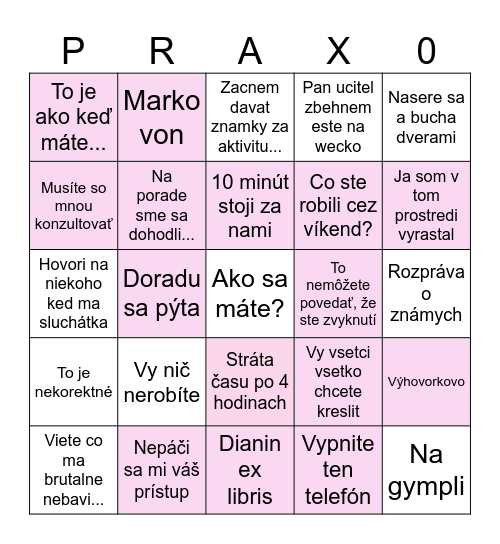 stepanek starterpack Bingo Card