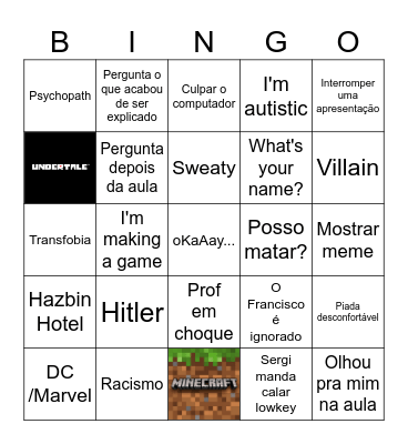 2026 Interaction Special Bingo Card