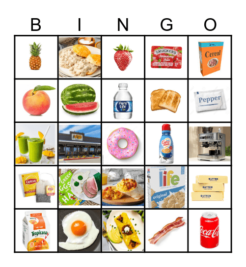 BIG BREAKFAST Bingo Card