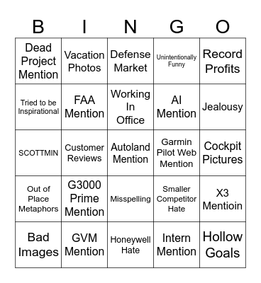 All Hands Q1 2026 Bingo Card