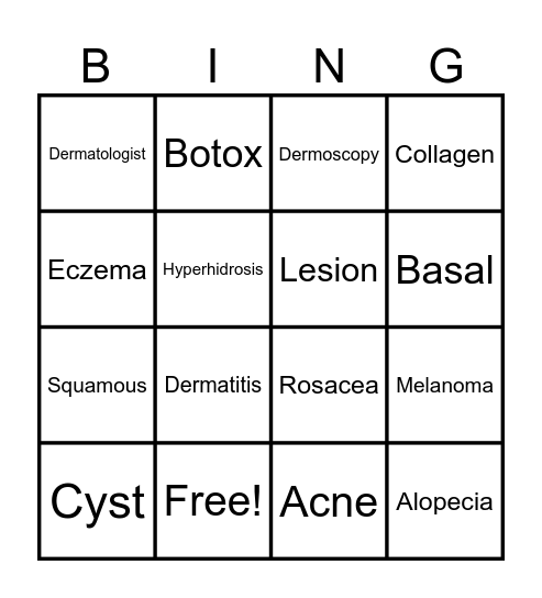 Employee Appreciation Bingo Card