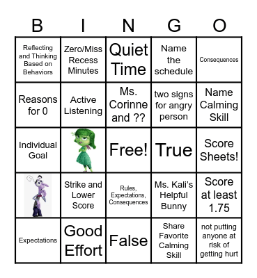 Day Treatment! :) Bingo Card