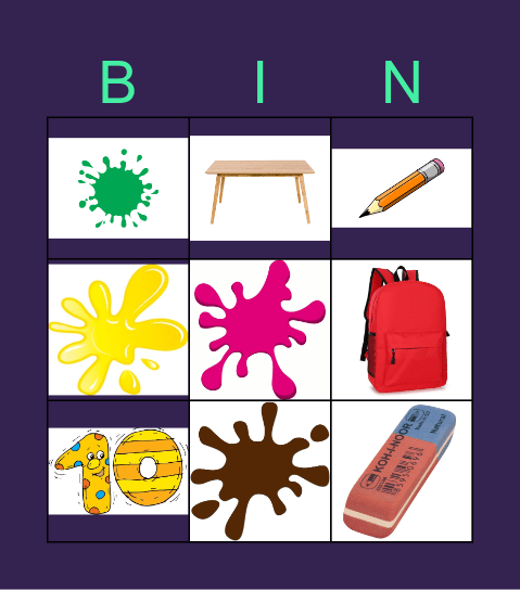 UNIT 1-3 Bingo Card