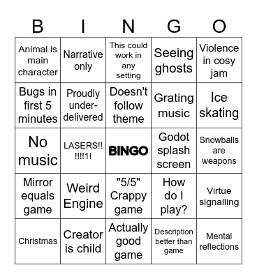 Something something 1859 Bingo Card