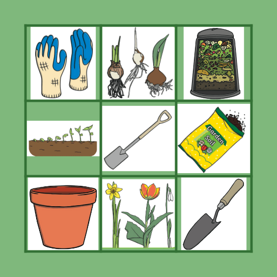 The Garden Centre Bingo Card