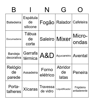 ANA & DANIEL Bingo Card