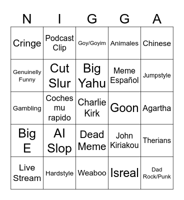 IG Reels Ultimate Bingo Card