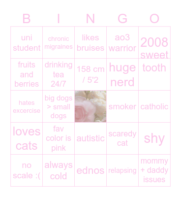 Evie's Bingo!! Bingo Card