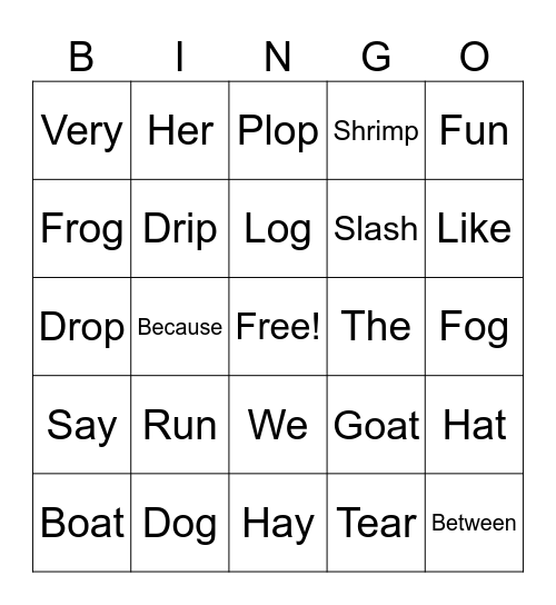 Koalas Bingo Card