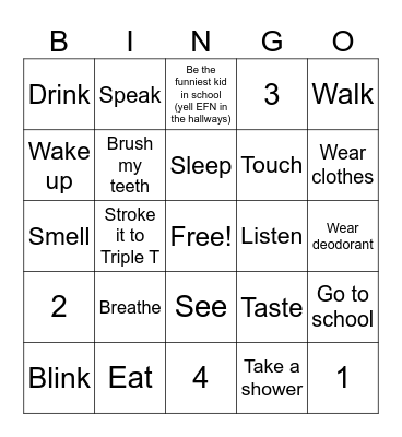 2026 Resolution Bingo Card