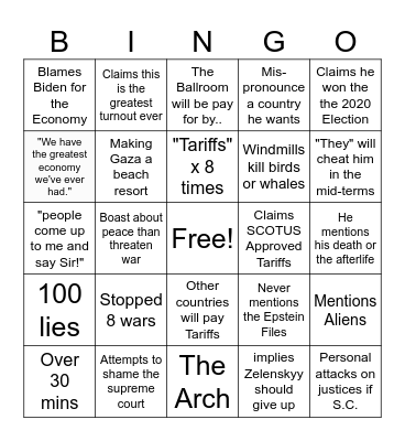 State of Pumpkin 2026 Bingo Card