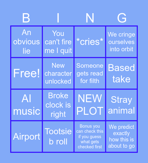 90 Day Bingo Card