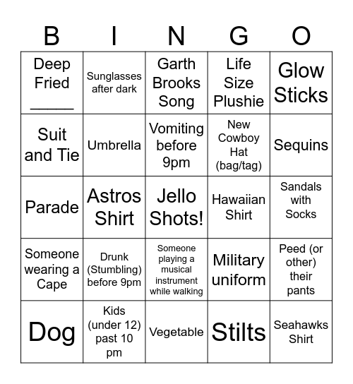 2026 BBQ Cookoff Bingo Card