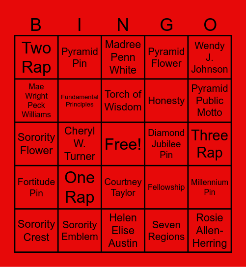 Day 3 Bingo Card